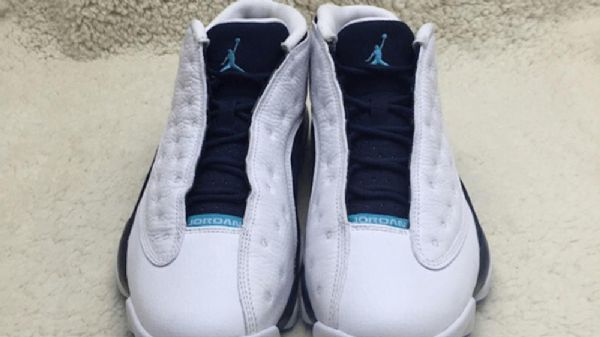 Nike Air Jordan 13 Low Tops Hornets Sko Herre Khaki Marineblå
