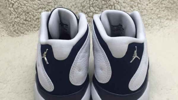 Nike Air Jordan 13 Low Tops Hornets Sko Herre Khaki Marineblå