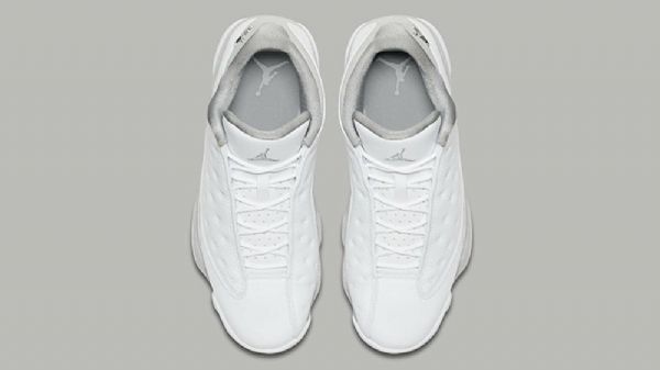Nike Air Jordan 13 Low Tops Pure Platinum Sko Herre Grå