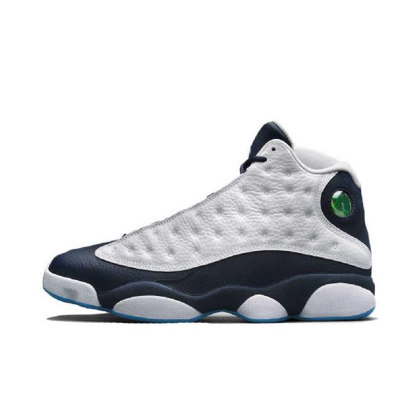Nike Air Jordan 13 Obsidian Sko Dame Marineblå Hvite