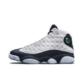 Nike Air Jordan 13 Obsidian Sko Dame Marineblå Hvite