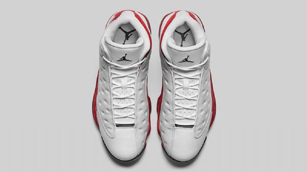 Nike Air Jordan 13 Og Sko Herre Hvite Rød