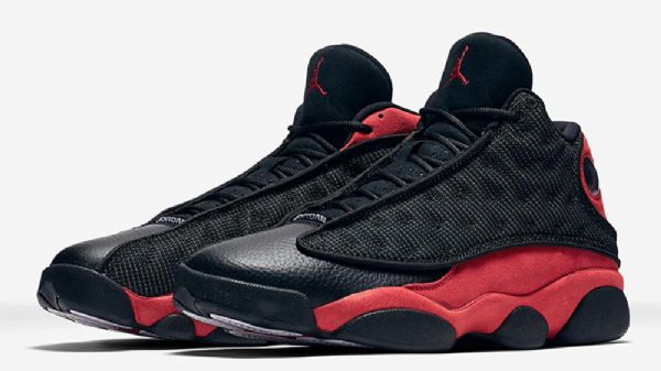 Nike Air Jordan 13 Playoffs 2017 Sko Herre Svarte Rød