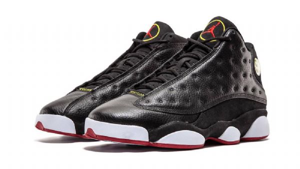 Nike Air Jordan 13 Playoffs Sko Dame Svarte