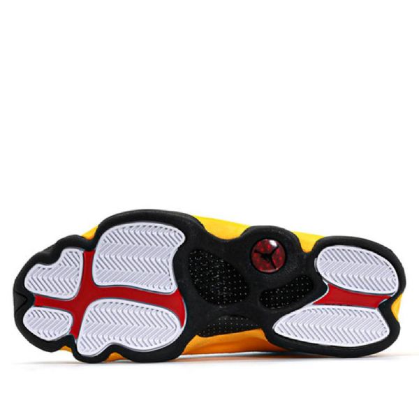 Nike Air Jordan 13 Retro Basketball Shoes Herre Hvite Gul
