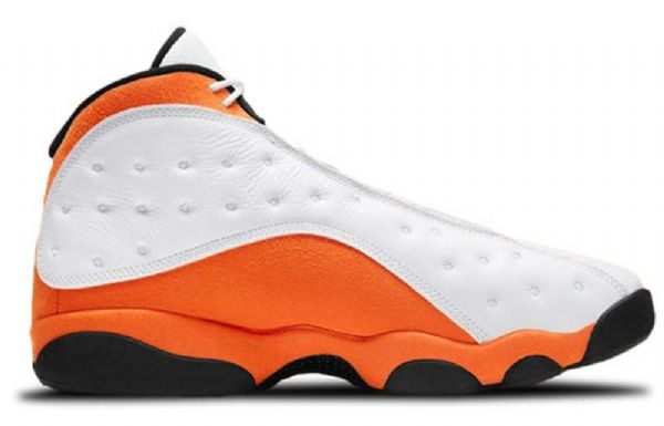 Nike Air Jordan 13 Retro Basketball Shoes Herre Hvite Oransje