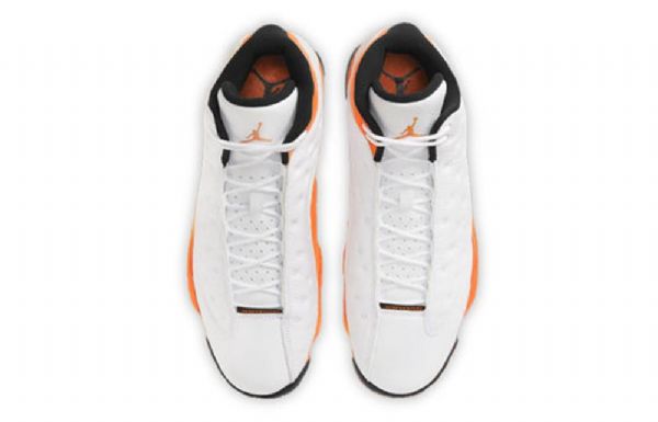 Nike Air Jordan 13 Retro Basketball Shoes Herre Hvite Oransje
