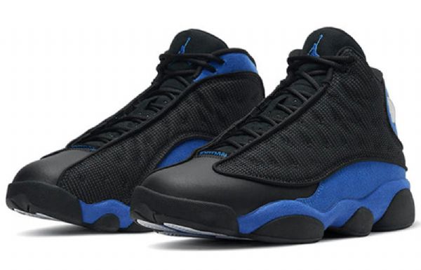 Nike Air Jordan 13 Retro Basketball Shoes Herre Svarte Blå