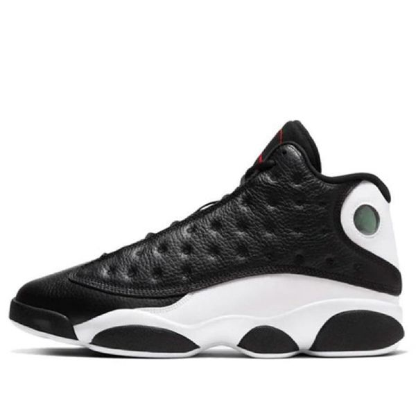 Nike Air Jordan 13 Retro Basketball Shoes Herre Svarte Hvite