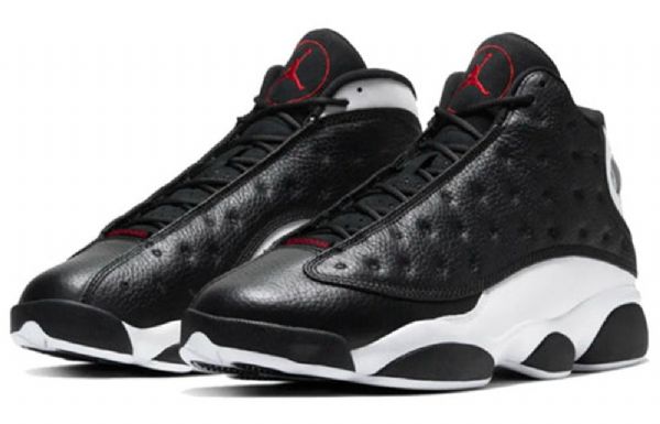 Nike Air Jordan 13 Retro Basketball Shoes Herre Svarte Hvite