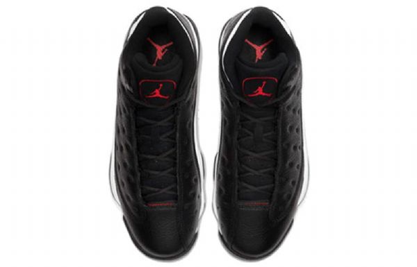 Nike Air Jordan 13 Retro Basketball Shoes Herre Svarte Hvite