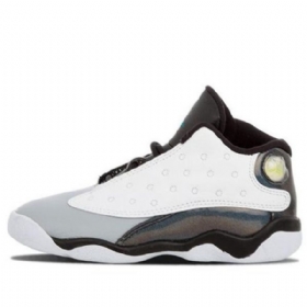 Nike Air Jordan 13 Retro Bt Sko Barn Hvite Svarte