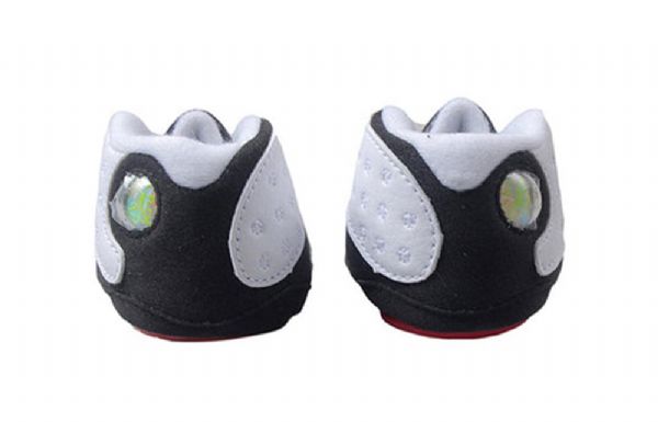 Nike Air Jordan 13 Retro Cb Basketball Shoes Barn Svarte Hvite Rød