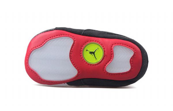 Nike Air Jordan 13 Retro Cb Basketball Shoes Barn Svarte Hvite Rød