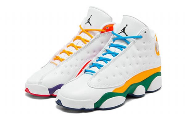 Nike Air Jordan 13 Retro Gs Basketsko Herre Hvite