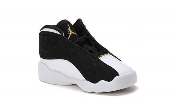 Nike Air Jordan 13 Retro Gt Basketball Shoes Barn Svarte Hvite