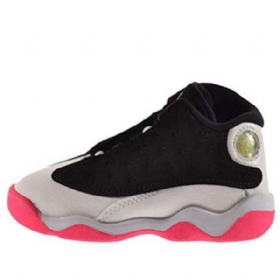 Nike Air Jordan 13 Retro Gt Basketball Shoes Barn Svarte Rosa