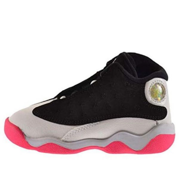 Nike Air Jordan 13 Retro Gt Basketball Shoes Barn Svarte Rosa