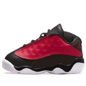 Nike Air Jordan 13 Retro Low Tops Td Sko Barn Rød Svarte
