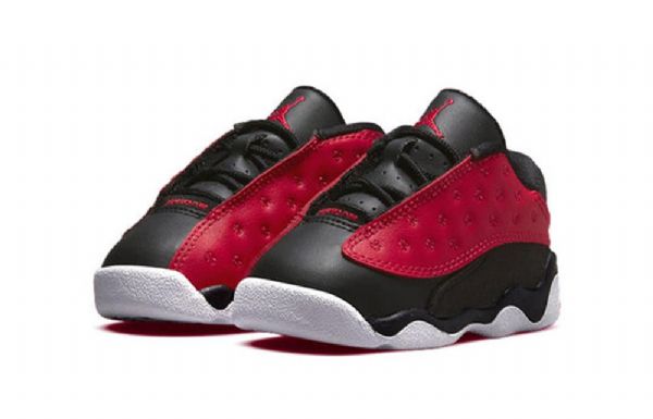Nike Air Jordan 13 Retro Low Tops Td Sko Barn Rød Svarte