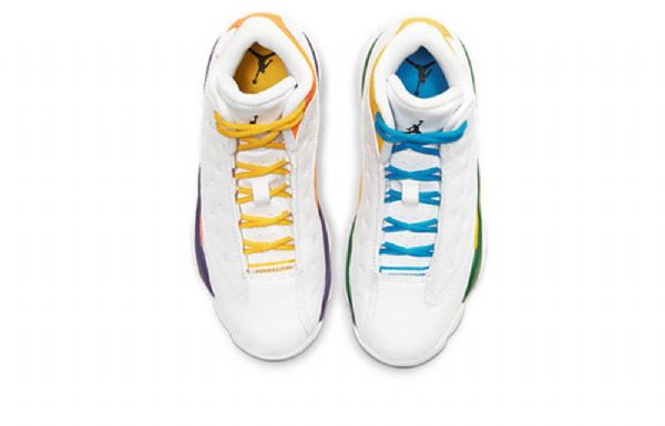 Nike Air Jordan 13 Retro Ps Basketball Shoes Barn Hvite