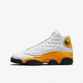 Nike Air Jordan 13 Retro Sko Barn Hvite Svarte Rød