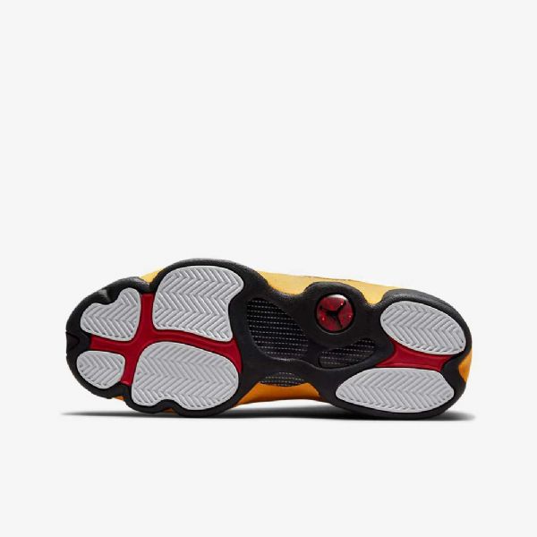 Nike Air Jordan 13 Retro Sko Barn Hvite Svarte Rød