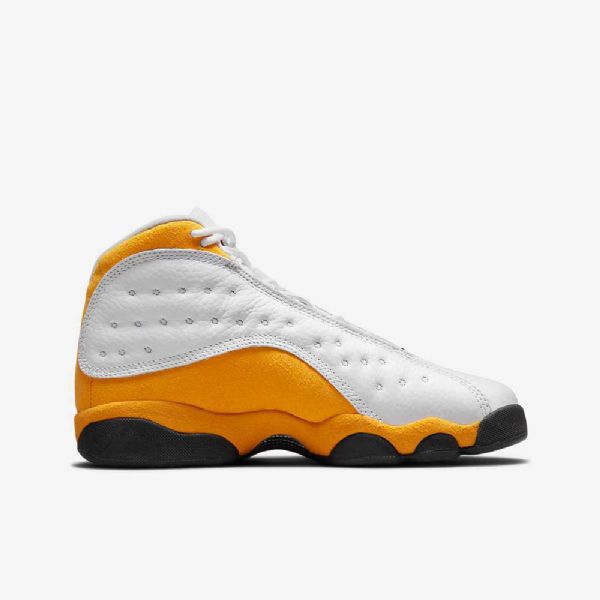 Nike Air Jordan 13 Retro Sko Barn Hvite Svarte Rød