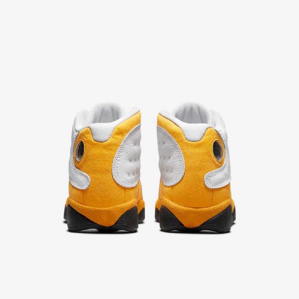 Nike Air Jordan 13 Retro Sko Barn Hvite Svarte Rød