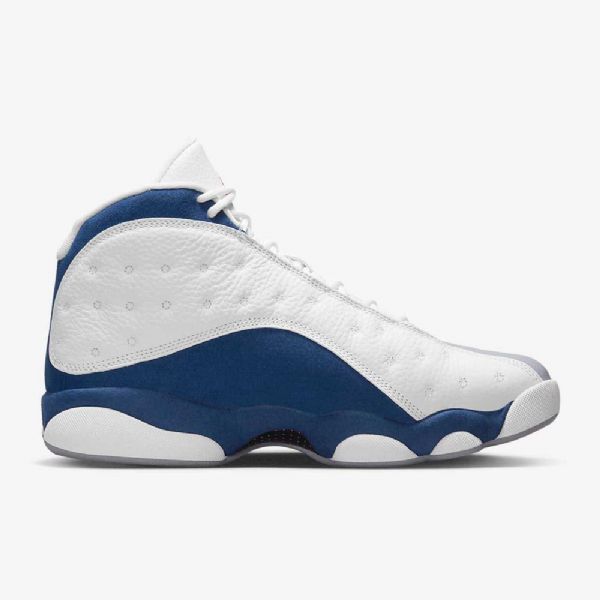 Nike Air Jordan 13 Retro Sko Herre Hvite Blå Lyse Grå Rød