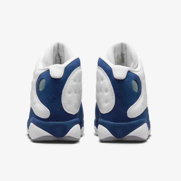 Nike Air Jordan 13 Retro Sko Herre Hvite Blå Lyse Grå Rød