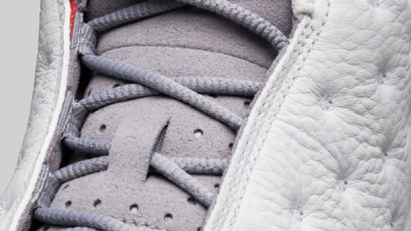 Nike Air Jordan 13 Retro Tå Sko Herre Grå Rød