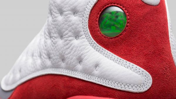 Nike Air Jordan 13 Retro Tå Sko Herre Grå Rød