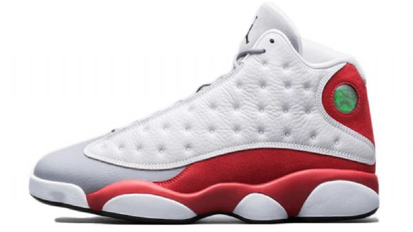 Nike Air Jordan 13 Retro Tå Sko Herre Grå Rød