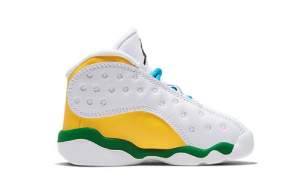 Nike Air Jordan 13 Retro Td Basketball Shoes Barn Hvite