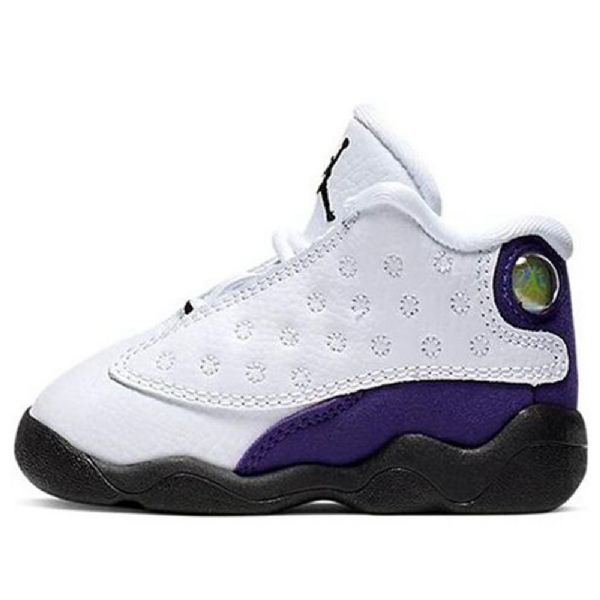 Nike Air Jordan 13 Retro Td Sko Barn Hvite Lilla