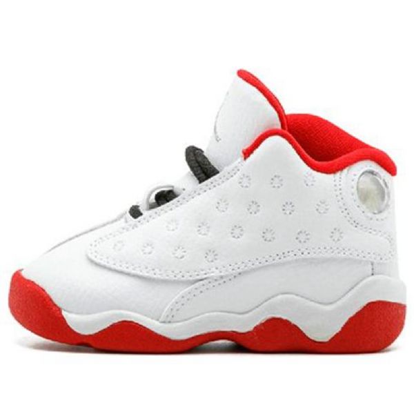 Nike Air Jordan 13 Retro Td Sko Barn Hvite Rød