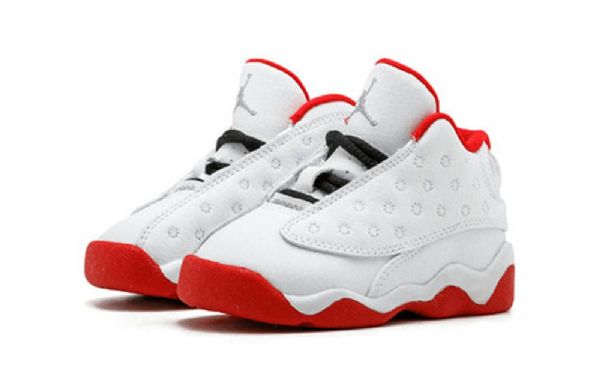 Nike Air Jordan 13 Retro Td Sko Barn Hvite Rød