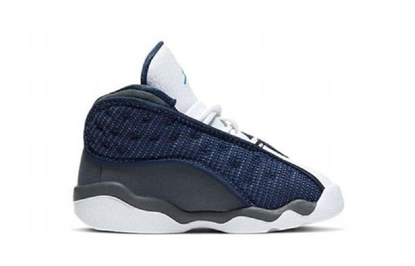 Nike Air Jordan 13 Retro Td Sko Barn Marineblå Grå Svarte
