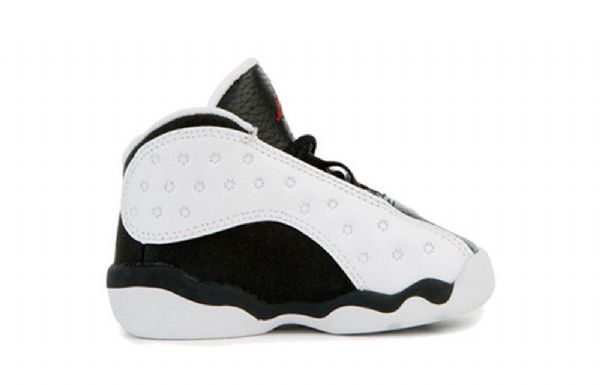 Nike Air Jordan 13 Retro Td Sko Barn Svarte Hvite