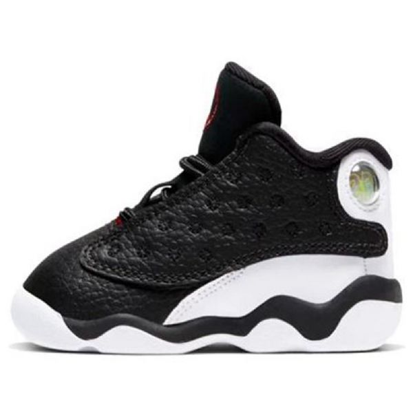 Nike Air Jordan 13 Retro Td Sko Barn Svarte Hvite