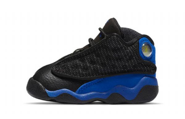 Nike Air Jordan 13 Retro Td Sko Barn Svarte Kongeblå