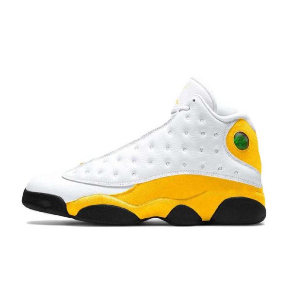 Nike Air Jordan 13 Sko Herre Gull Hvite