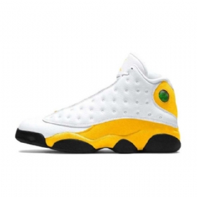 Nike Air Jordan 13 Sko Herre Gull Hvite
