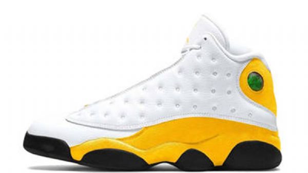 Nike Air Jordan 13 Sko Herre Gull Hvite