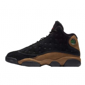 Nike Air Jordan 13 Sko Herre Svarte Olivengrønne