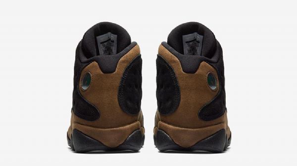 Nike Air Jordan 13 Sko Herre Svarte Olivengrønne