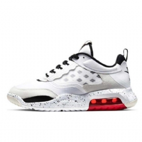 Nike Air Jordan Air Max 200 Sko Herre Svarte Hvite Rød