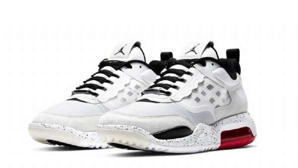 Nike Air Jordan Air Max 200 Sko Herre Svarte Hvite Rød