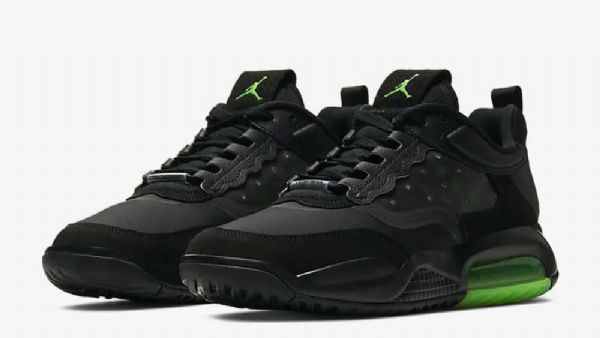 Nike Air Jordan Air Max 200 Volt Sko Herre Svarte